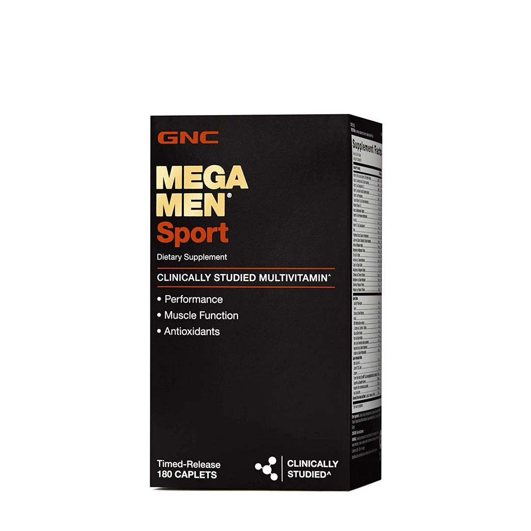GNC Mega Men Sport Multivitamin For Performance & Muscle Function Supplements 1 GNC Mega Men Sport Multivitamin For Performance & Muscle Function Supplements