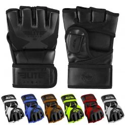 Elite Sports Pro Style MMA Gloves Martial Arts Grappling Sparring Gloves