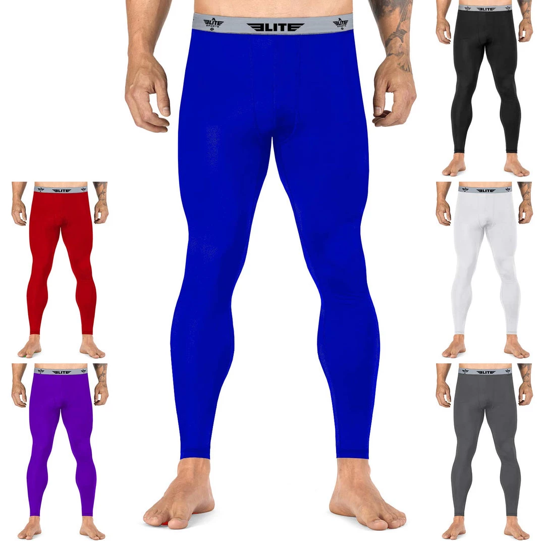MMA Elite Sports Workout Base Layer Compression Pants Tights 3 MMA Elite Sports Workout Base Layer Compression Pants Tights