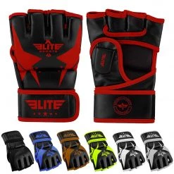 Elite Sports Pro Style MMA Gloves Martial Arts Grappling Sparring Gloves
