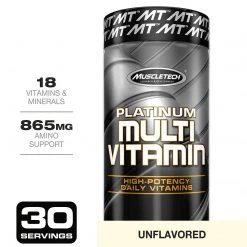 MuscleTech Multivitamin For Men & Women, Includes Amino Acids - 90 Count