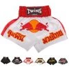 EL FIGHT Twins Special Muay Thai Boxing Shorts Red Bull