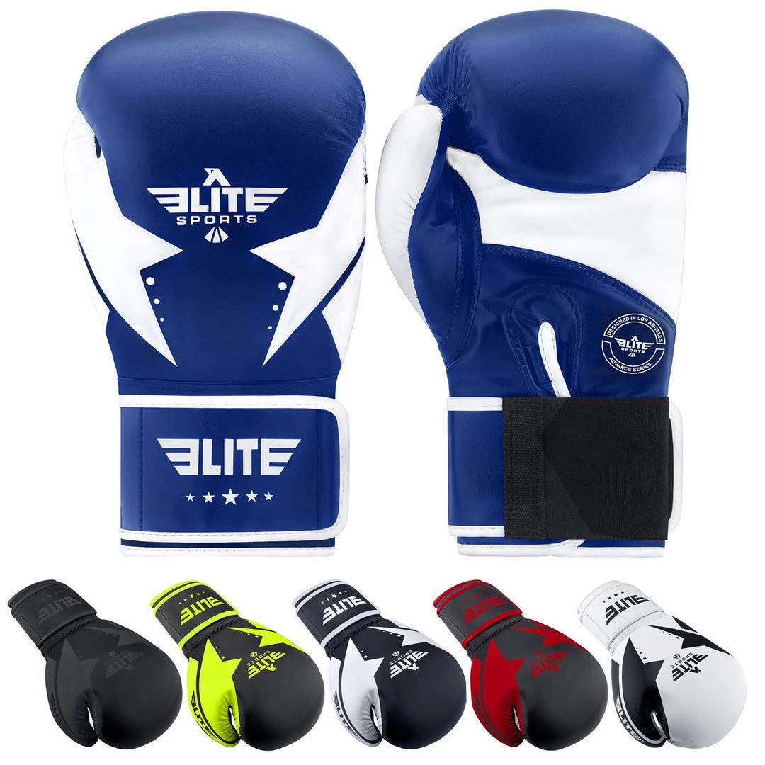 Elite Sports Star Boxing, Kickboxing, Muay Thai Gel Sparring Training Gloves 5 Elite Sports Star Boxing, Kickboxing, Muay Thai Gel Sparring Training Gloves