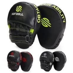 Sanabul Essential Curved Boxing MMA Punching Mitts 16 Sanabul Essential Curved Boxing MMA Punching Mitts