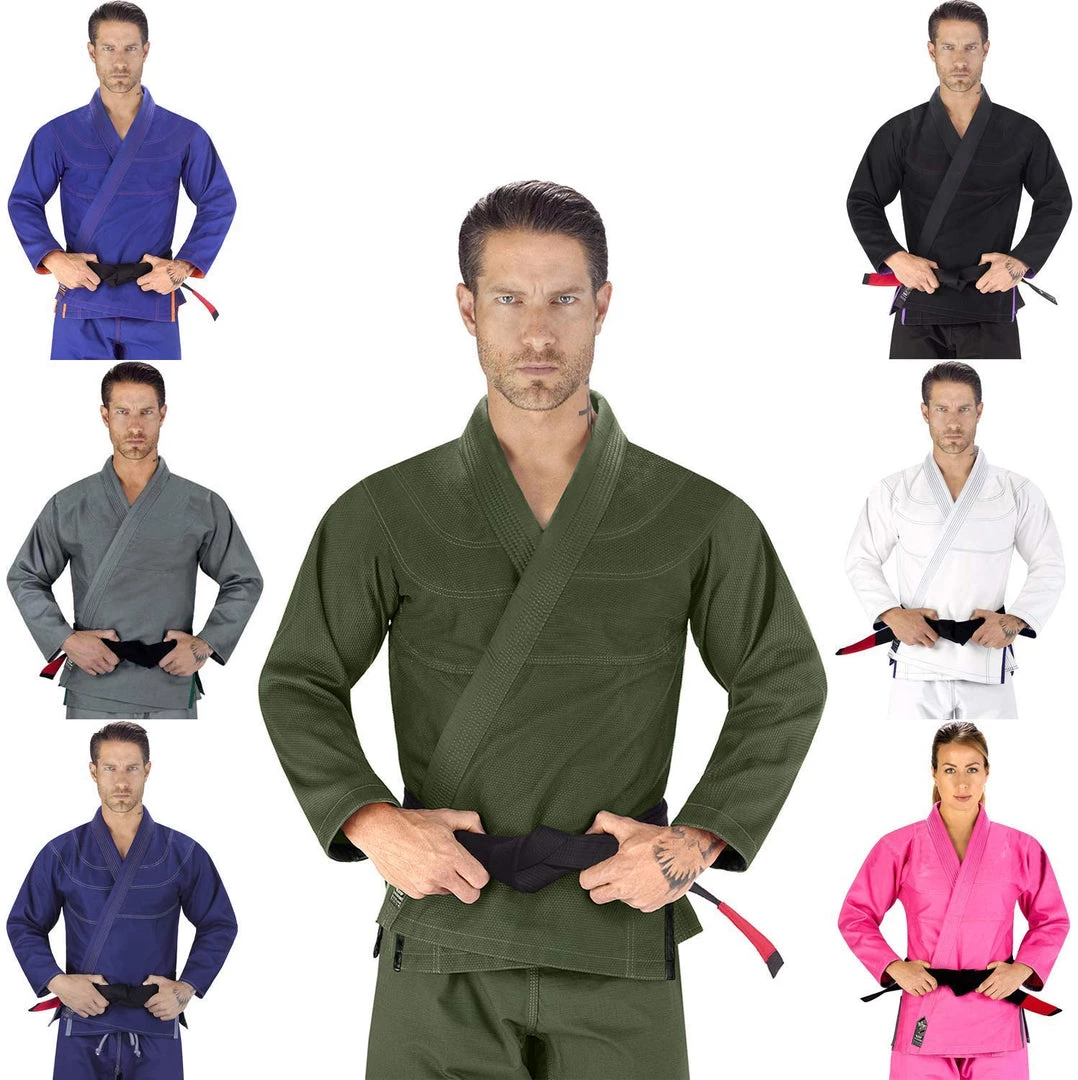 Jiu Jitsu Elite Sports GI - Lightweight- W/Preshrunk Fabric & Free Belt 7 Jiu Jitsu Elite Sports GI - Lightweight- W/Preshrunk Fabric & Free Belt