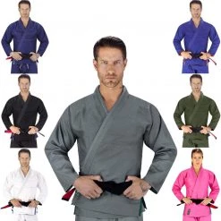 Jiu Jitsu Elite Sports GI - Lightweight- W/Preshrunk Fabric & Free Belt