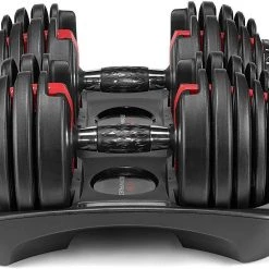 EL FIGHT 2020 LATEST SELECTTECH 552 ADJUSTABLE DUMBBELLS (PAIR) AND ADJUSTABLE BENCH