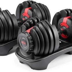EL FIGHT 2020 LATEST SELECTTECH 552 ADJUSTABLE DUMBBELLS (PAIR) AND ADJUSTABLE BENCH