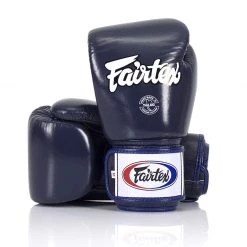 Fairtex Muay Thai Style Gloves Solid Blue