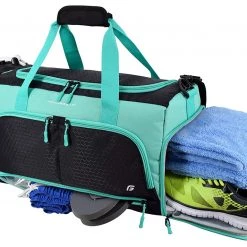 FocusGear Accessories Ultimate Gym Bag 2.0: Duffel Bag With 10 Optimal Compartments