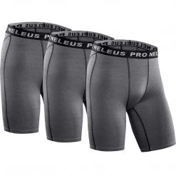Neleus Men's 3 Pack Compression Short 25 Neleus Men's 3 Pack Compression Short