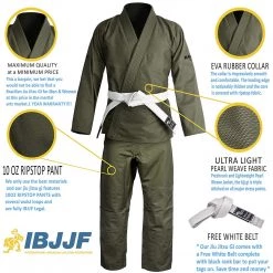 HAWK Jiu Jitsu Brazilian Jiu Jitsu Unisex Gi Ultra Light, Preshrunk, Free White Belt!!! 23 HAWK Jiu Jitsu Brazilian Jiu Jitsu Unisex Gi Ultra Light, Preshrunk, Free White Belt!!!