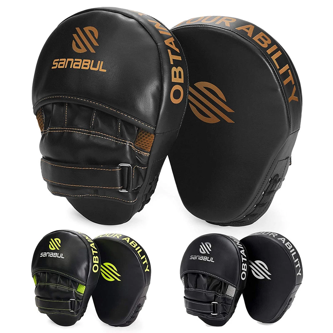 Sanabul Essential Curved Boxing MMA Punching Mitts 2 Sanabul Essential Curved Boxing MMA Punching Mitts