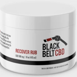 EL FIGHT CBD & Hemp Black Belt CBD Cream 16 Oz./475 Mg.