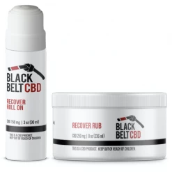 EL FIGHT Black Belt CBD Cream & Roll On Set