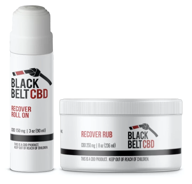 EL FIGHT Black Belt CBD Cream & Roll On Set 1 EL FIGHT Black Belt CBD Cream & Roll On Set