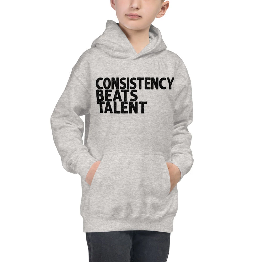 EL FIGHT Consistency Beats Talent - Kids Hoodie 2 EL FIGHT Consistency Beats Talent - Kids Hoodie