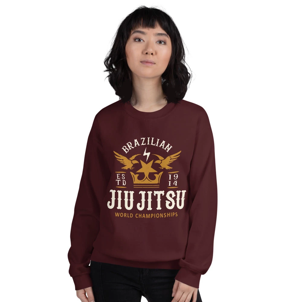 EL FIGHT Jiu Jitsu World Champion - Unisex Sweatshirt Apparel 3 EL FIGHT Jiu Jitsu World Champion - Unisex Sweatshirt Apparel