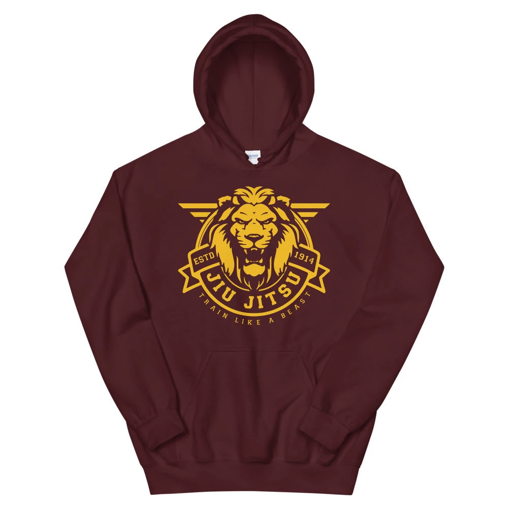 EL FIGHT Jiu Jitsu - Train Like A Beast - Unisex Hoodie Apparel 6 EL FIGHT Jiu Jitsu - Train Like A Beast - Unisex Hoodie Apparel