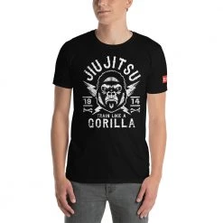 EL FIGHT Jiu Jitsu Gorilla - Short-Sleeve Unisex T-Shirt Apparel