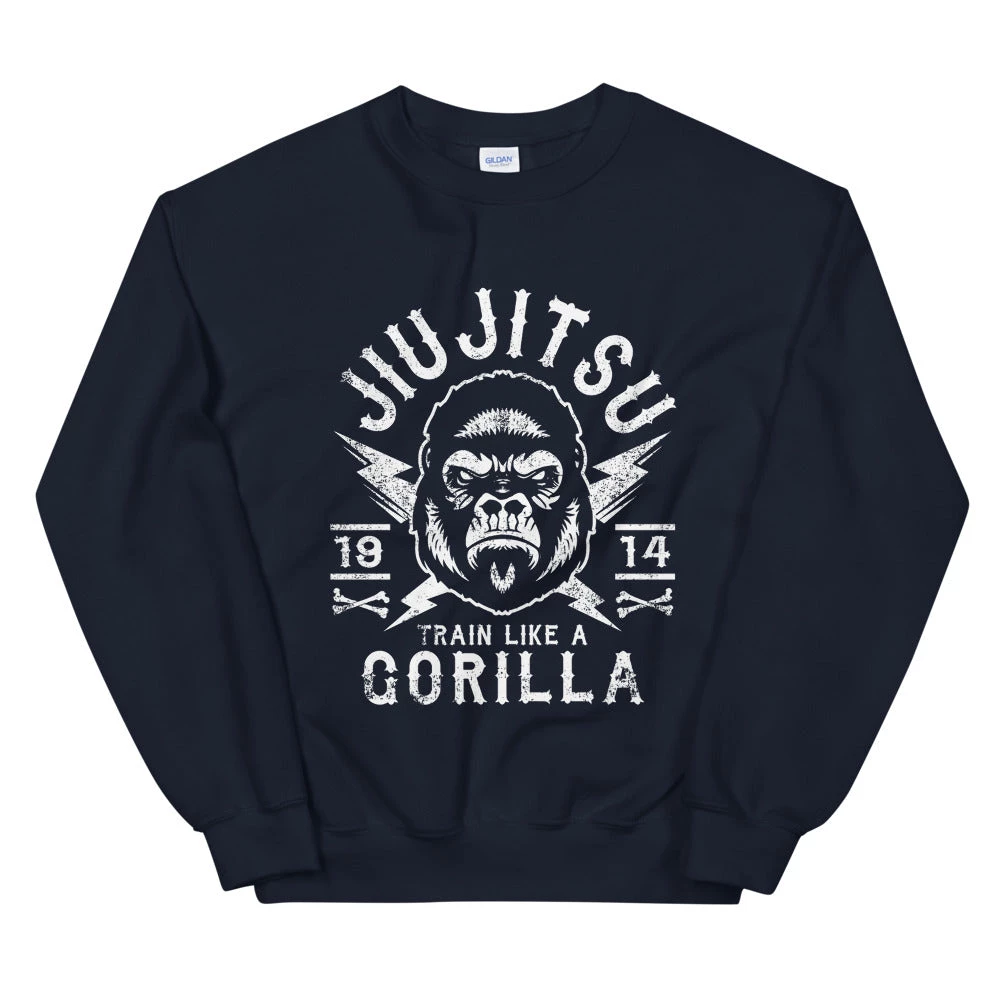 EL FIGHT Jiu Jitsu Gorilla - Unisex Sweatshirt Apparel 5 EL FIGHT Jiu Jitsu Gorilla - Unisex Sweatshirt Apparel