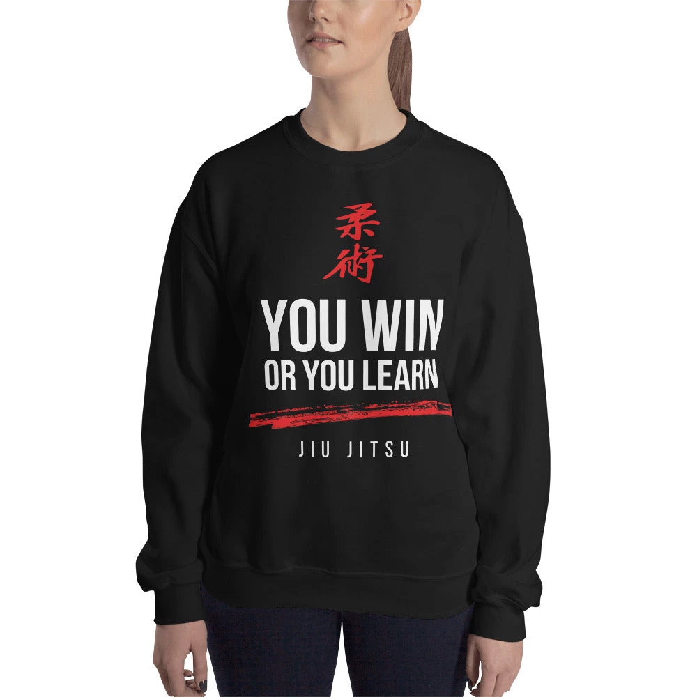 EL FIGHT Apparel Jiu Jitsu Win Or Learn - Unisex Sweatshirt 3 EL FIGHT Apparel Jiu Jitsu Win Or Learn - Unisex Sweatshirt