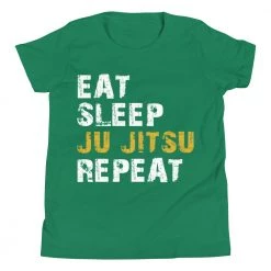 EL FIGHT Eat, Sleep, Jiu Jitsu, Repeat - Youth Short Sleeve T-Shirt