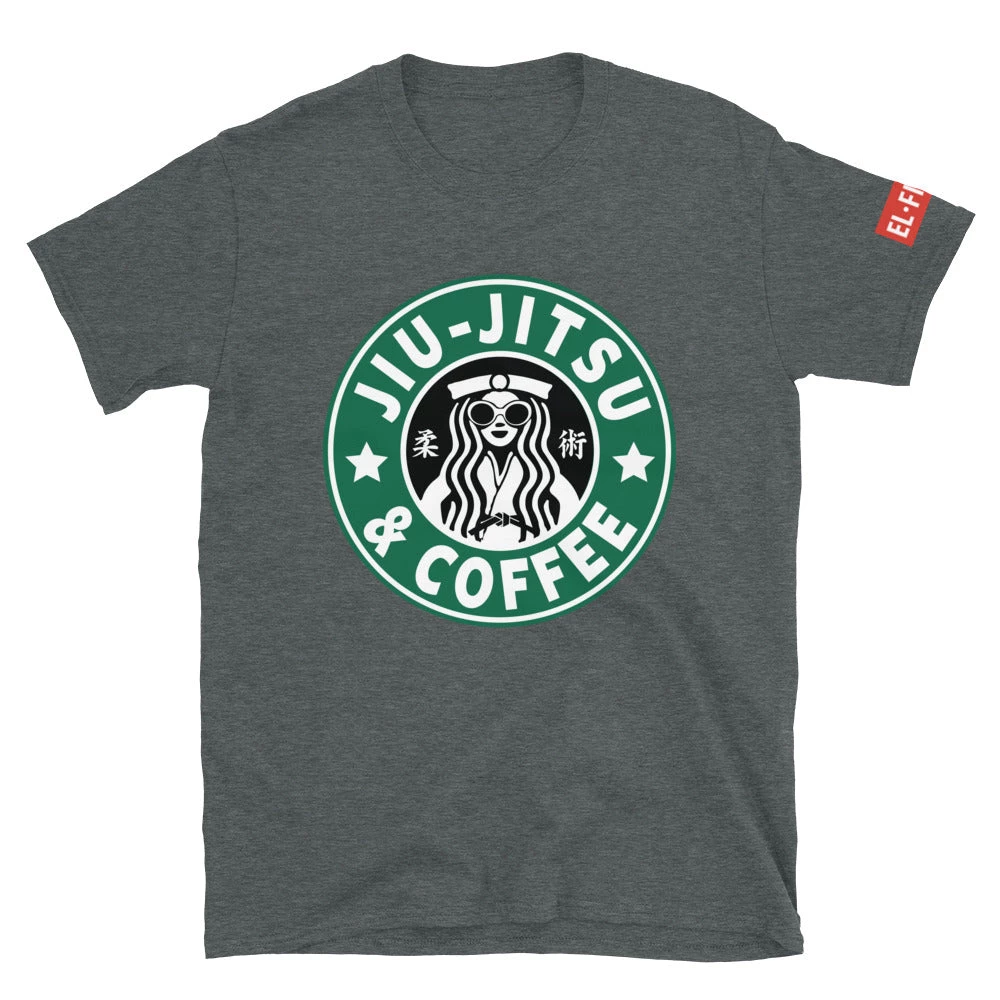 EL FIGHT Jiu Jitsu And Coffee Short-Sleeve Unisex T-Shirt 5 EL FIGHT Jiu Jitsu And Coffee Short-Sleeve Unisex T-Shirt