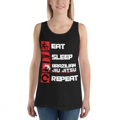 EL FIGHT Apparel Eat, Sleep, Jiu Jitsu, Repeat - Unisex Tank Top