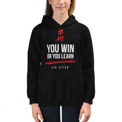 EL FIGHT Apparel Jiu Jitsu - Win Or Learn - Kids Hoodie 6 EL FIGHT Apparel Jiu Jitsu - Win Or Learn - Kids Hoodie
