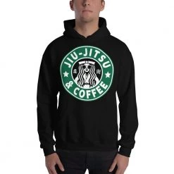 EL FIGHT Apparel Jiu Jitsu And Coffee - Unisex Hoodie