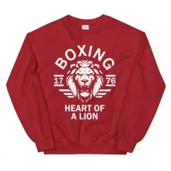 EL FIGHT Boxing Heart Of A Lion - Unisex Sweatshirt