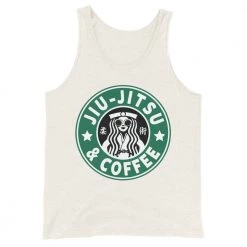 EL FIGHT Apparel Jiu Jitsu And Coffee - Unisex Tank Top