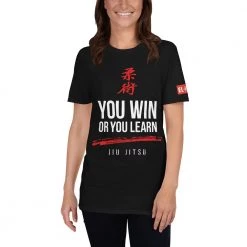 EL FIGHT Apparel Jiu Jitsu Win Or Learn - Short-Sleeve Unisex T-Shirt