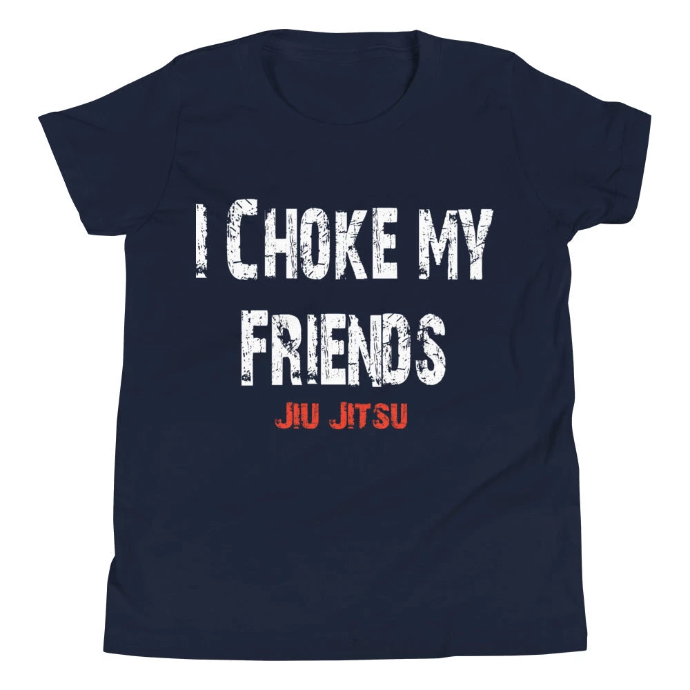 EL FIGHT I Choke My Friends - Youth Short Sleeve T-Shirt Apparel 3 EL FIGHT I Choke My Friends - Youth Short Sleeve T-Shirt Apparel
