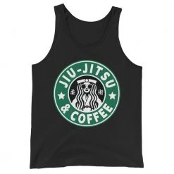 EL FIGHT Apparel Jiu Jitsu And Coffee - Unisex Tank Top
