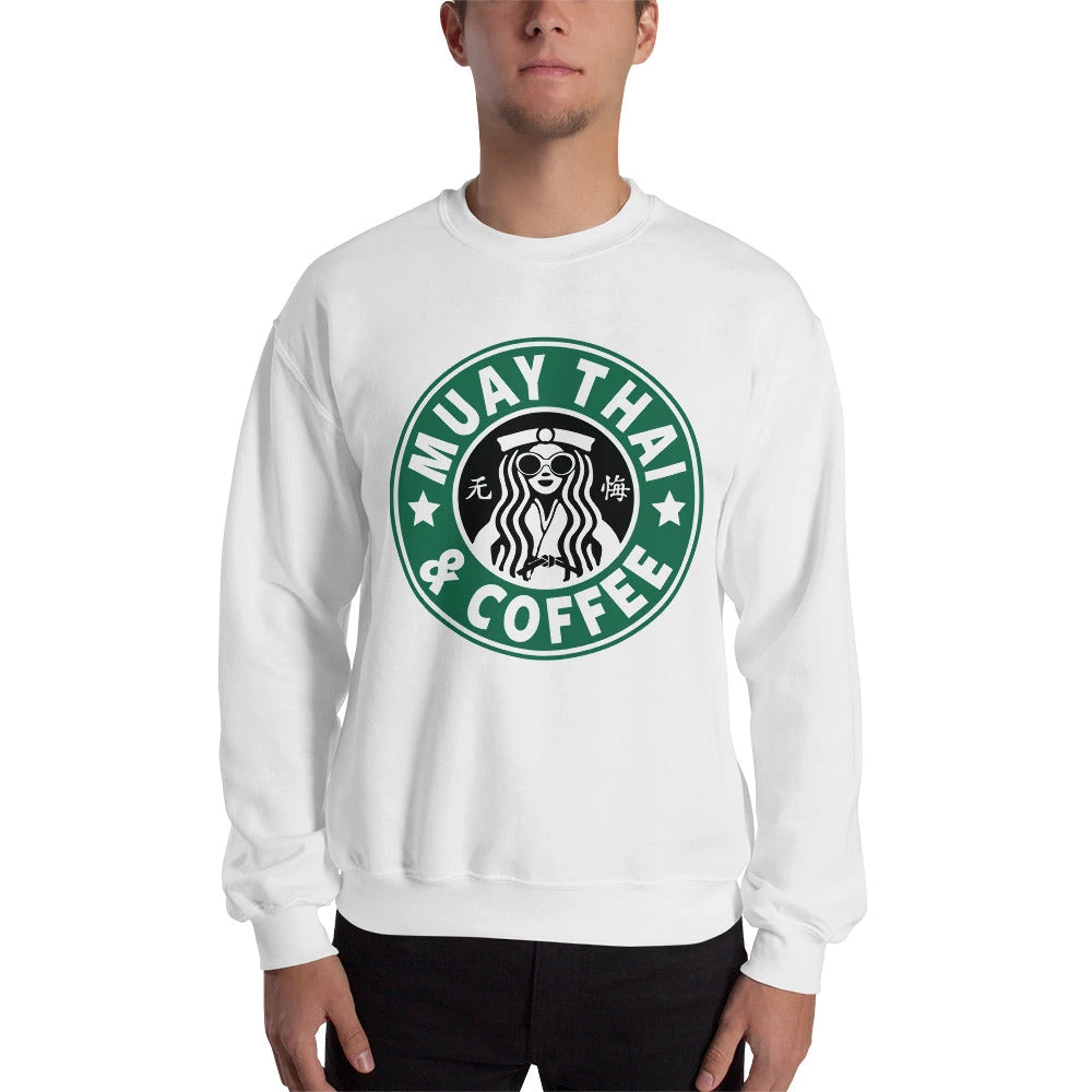 EL FIGHT Muay Thai And Coffee - Unisex Sweatshirt Apparel 2 EL FIGHT Muay Thai And Coffee - Unisex Sweatshirt Apparel