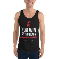EL FIGHT Jiu Jitsu, Win Or Learn - Unisex Tank Top Apparel