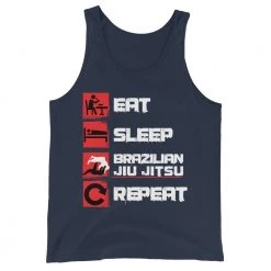 EL FIGHT Apparel Eat, Sleep, Jiu Jitsu, Repeat - Unisex Tank Top