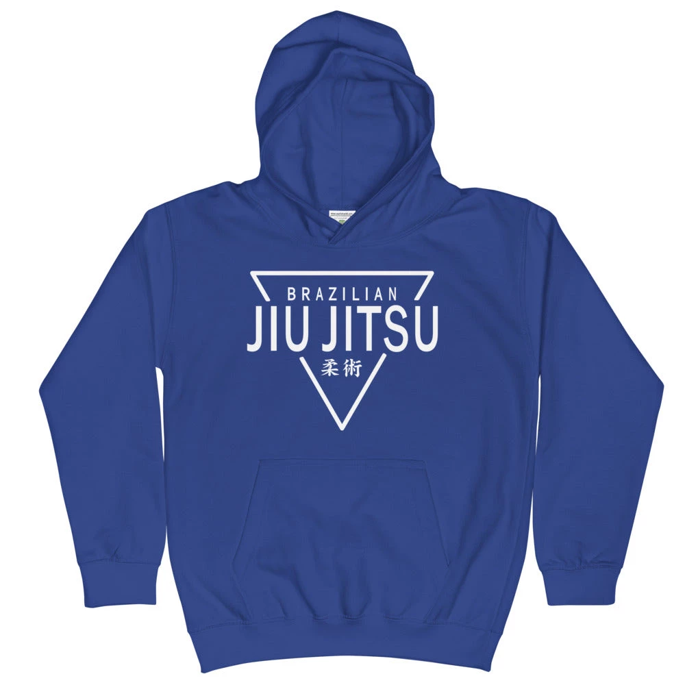 EL FIGHT Jiu Jitsu Triangle - Kids Hoodie Apparel 4 EL FIGHT Jiu Jitsu Triangle - Kids Hoodie Apparel