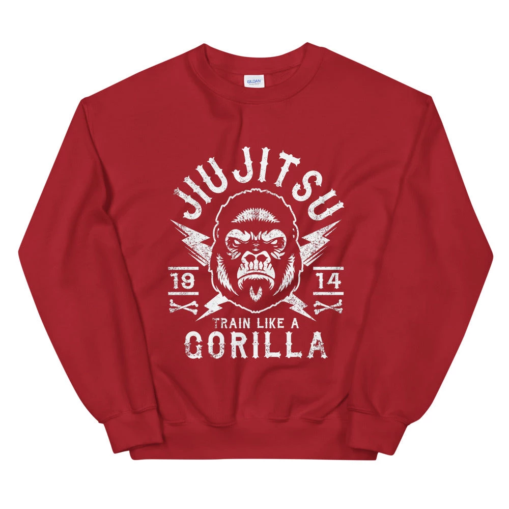 EL FIGHT Jiu Jitsu Gorilla - Unisex Sweatshirt Apparel 8 EL FIGHT Jiu Jitsu Gorilla - Unisex Sweatshirt Apparel