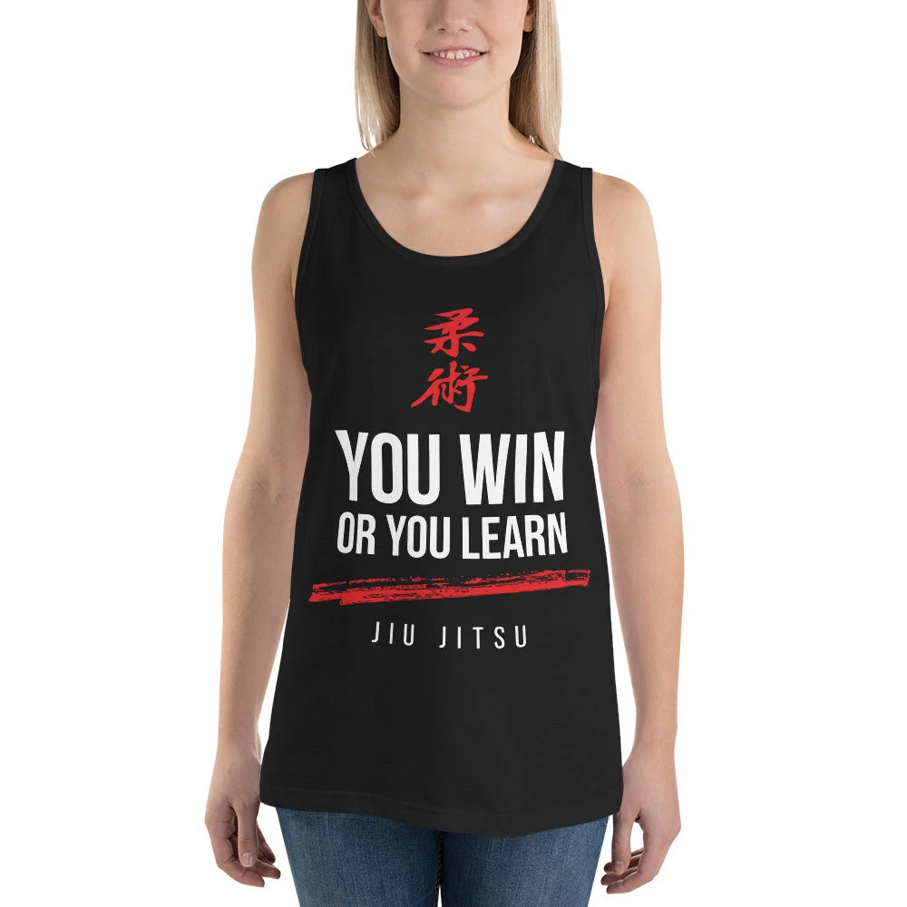 EL FIGHT Jiu Jitsu, Win Or Learn - Unisex Tank Top Apparel 3 EL FIGHT Jiu Jitsu, Win Or Learn - Unisex Tank Top Apparel