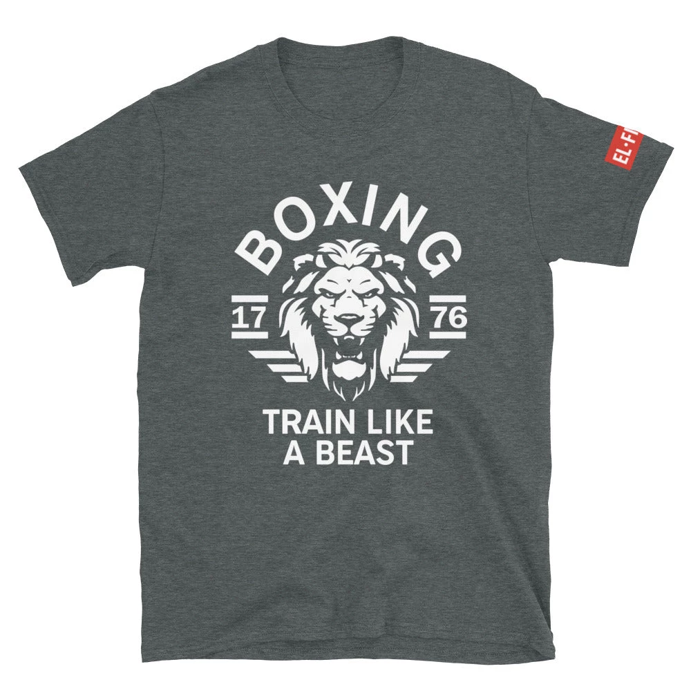 EL FIGHT Boxing Train Like A Beast - Short-Sleeve Unisex T-Shirt Apparel 5 EL FIGHT Boxing Train Like A Beast - Short-Sleeve Unisex T-Shirt Apparel