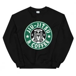 EL FIGHT Jiu Jitsu And Coffee Unisex Sweatshirt