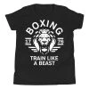 EL FIGHT Boxing Train Like A Beast - Youth Short Sleeve T-Shirt Apparel