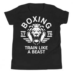 EL FIGHT Boxing Train Like A Beast - Youth Short Sleeve T-Shirt Apparel