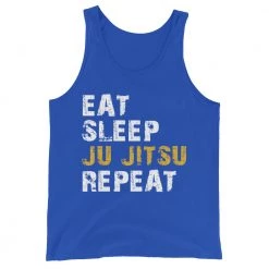 EL FIGHT Jiu Jitsu - Eat, Sleep, Repeat - Unisex Tank Top Apparel