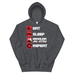 EL FIGHT Apparel Eat, Sleep, Jiu Jitsu, Repeat - Unisex Hoodie