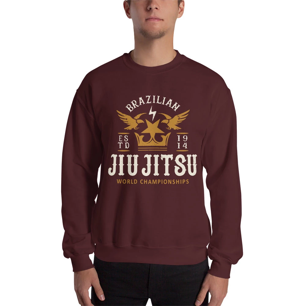 EL FIGHT Jiu Jitsu World Champion - Unisex Sweatshirt Apparel 2 EL FIGHT Jiu Jitsu World Champion - Unisex Sweatshirt Apparel