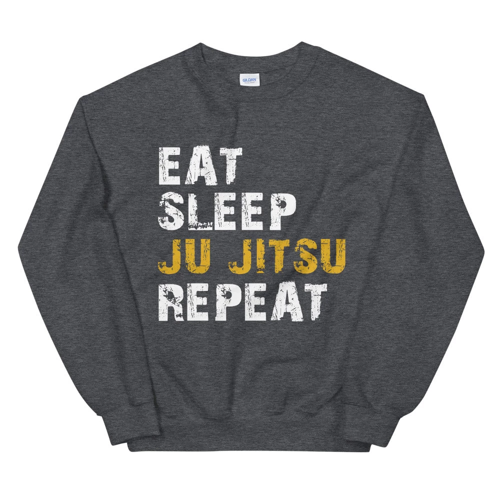 EL FIGHT Jiu Jitsu - Eat Sleep Repeat -Unisex Sweatshirt 4 EL FIGHT Jiu Jitsu - Eat Sleep Repeat -Unisex Sweatshirt